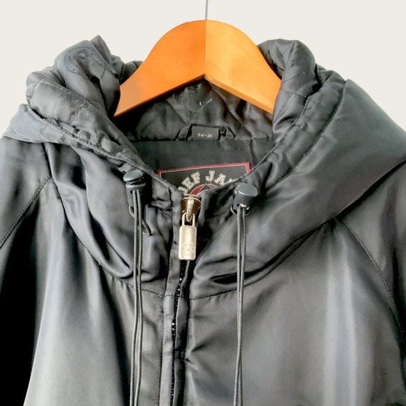 Def Jam University Hooded 3XL Mens Puffer Bomber Jacket Y2K 1984 - Picture 4 of 14